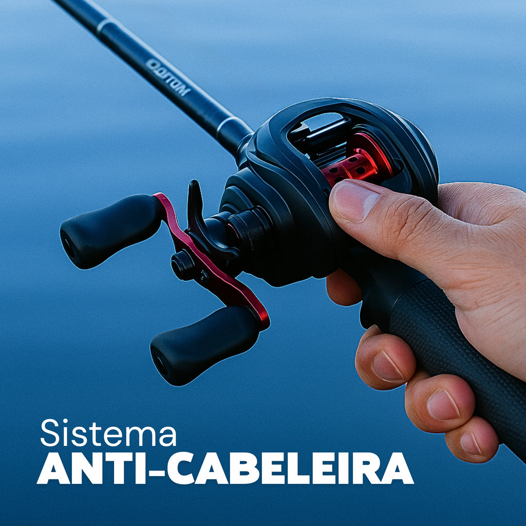 Carretilha Abu Garcia Black MAX3 Anti-Cabeleira com Óculos SHIMANO Grátis