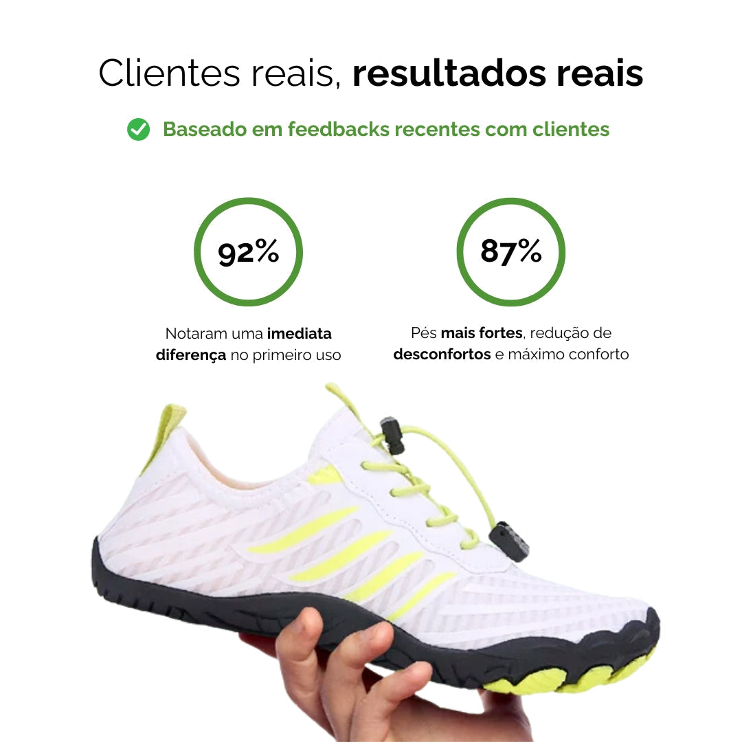Tênis Tecnológico Terra Island - Conforto extremo, Ultra leve, Barefoot e Ortopédico