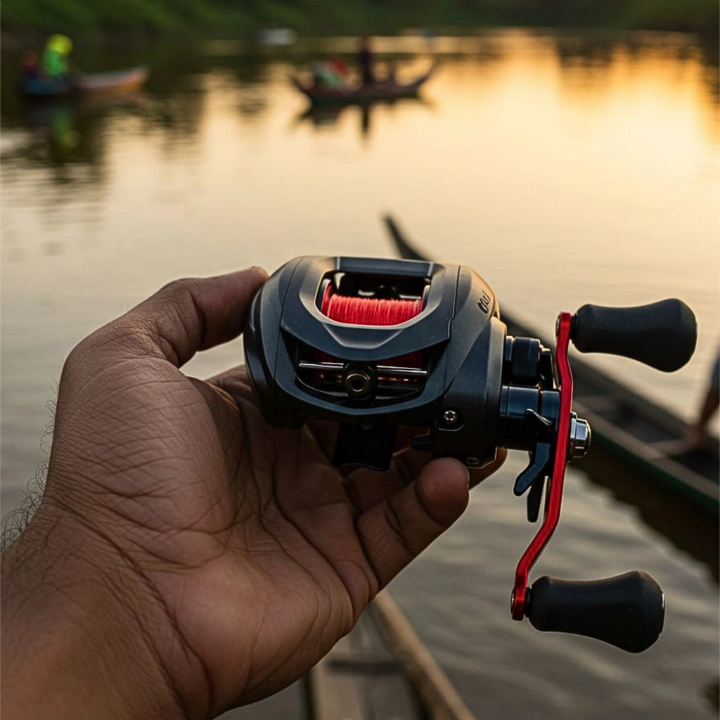 Carretilha Abu Garcia Black MAX3 Anti-Cabeleira com Óculos SHIMANO Grátis