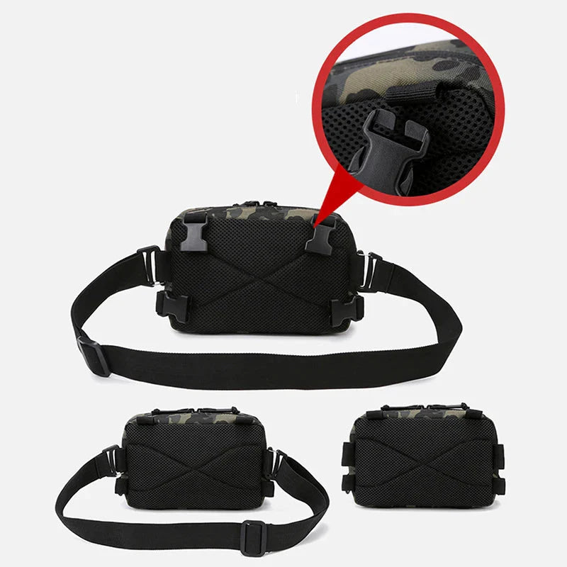 Bolsa Tática Peitoral Camuflada