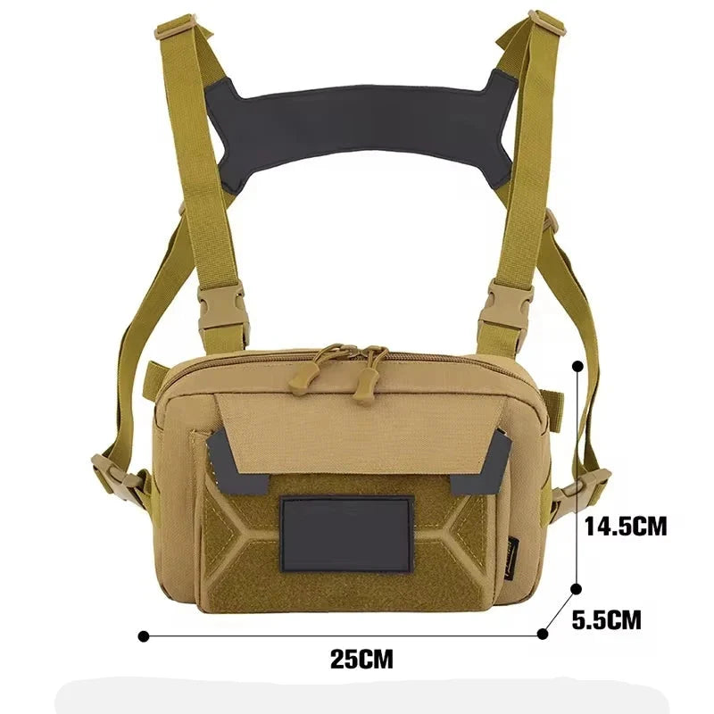 Bolsa Tática Peitoral Camuflada