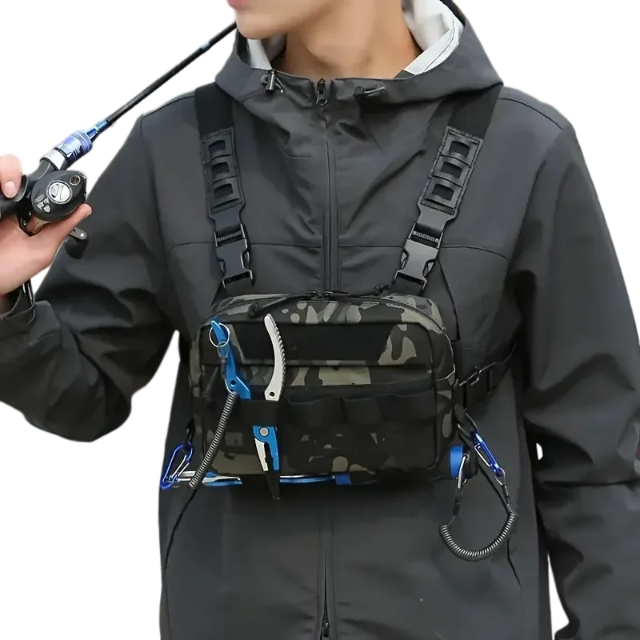 Bolsa Tática Peitoral Camuflada