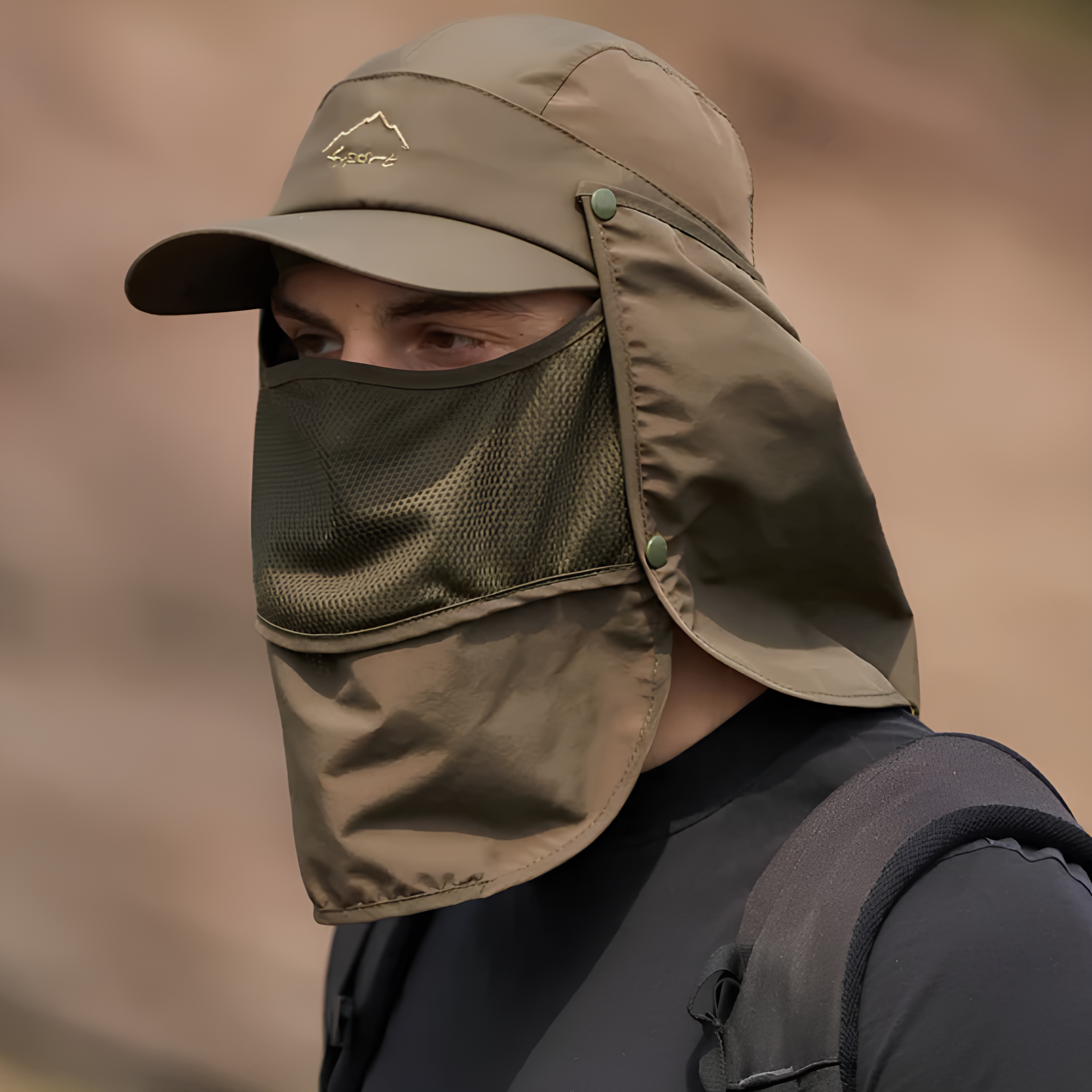 Boné com Proteção UV Desert
