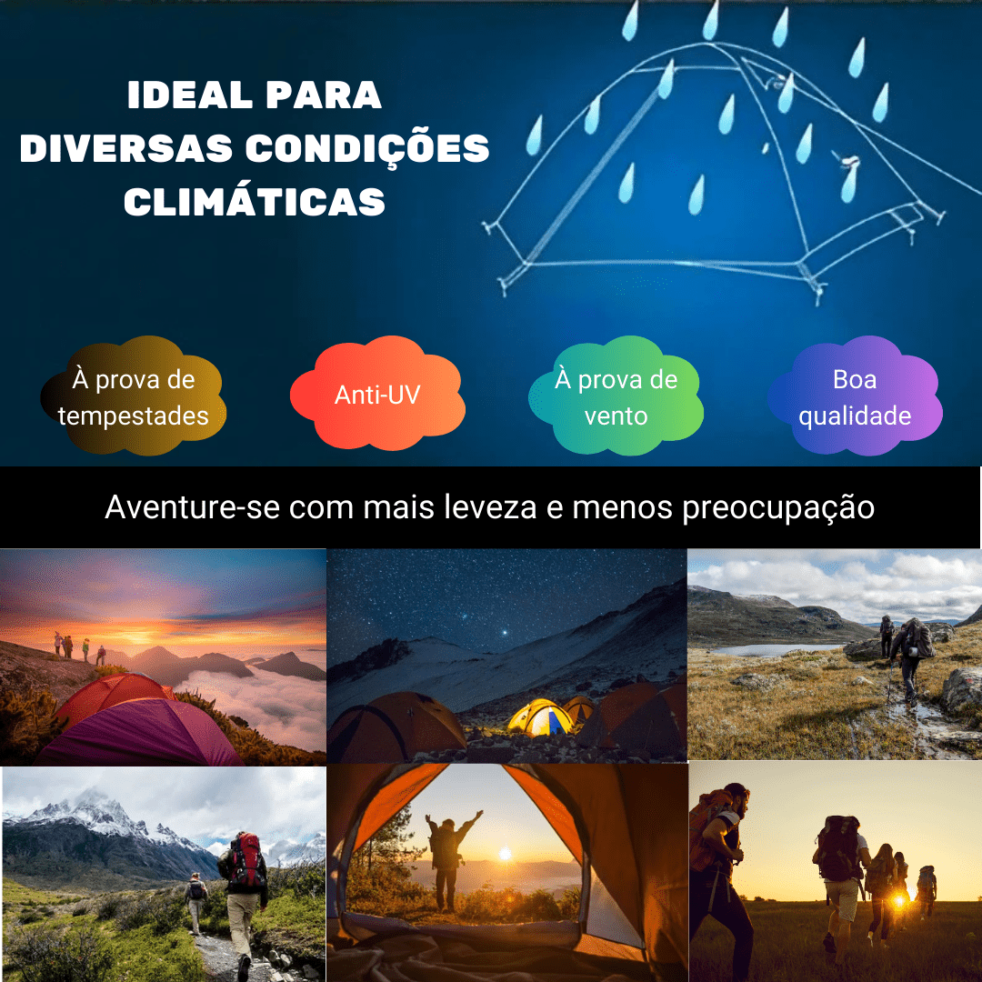 Barraca de Acampamento Ultraleve