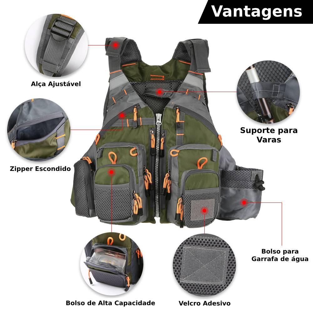 Colete Salva-Vidas Respirável