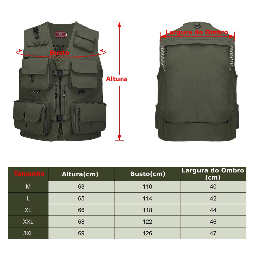 Colete Respirável com Secagem Rápida