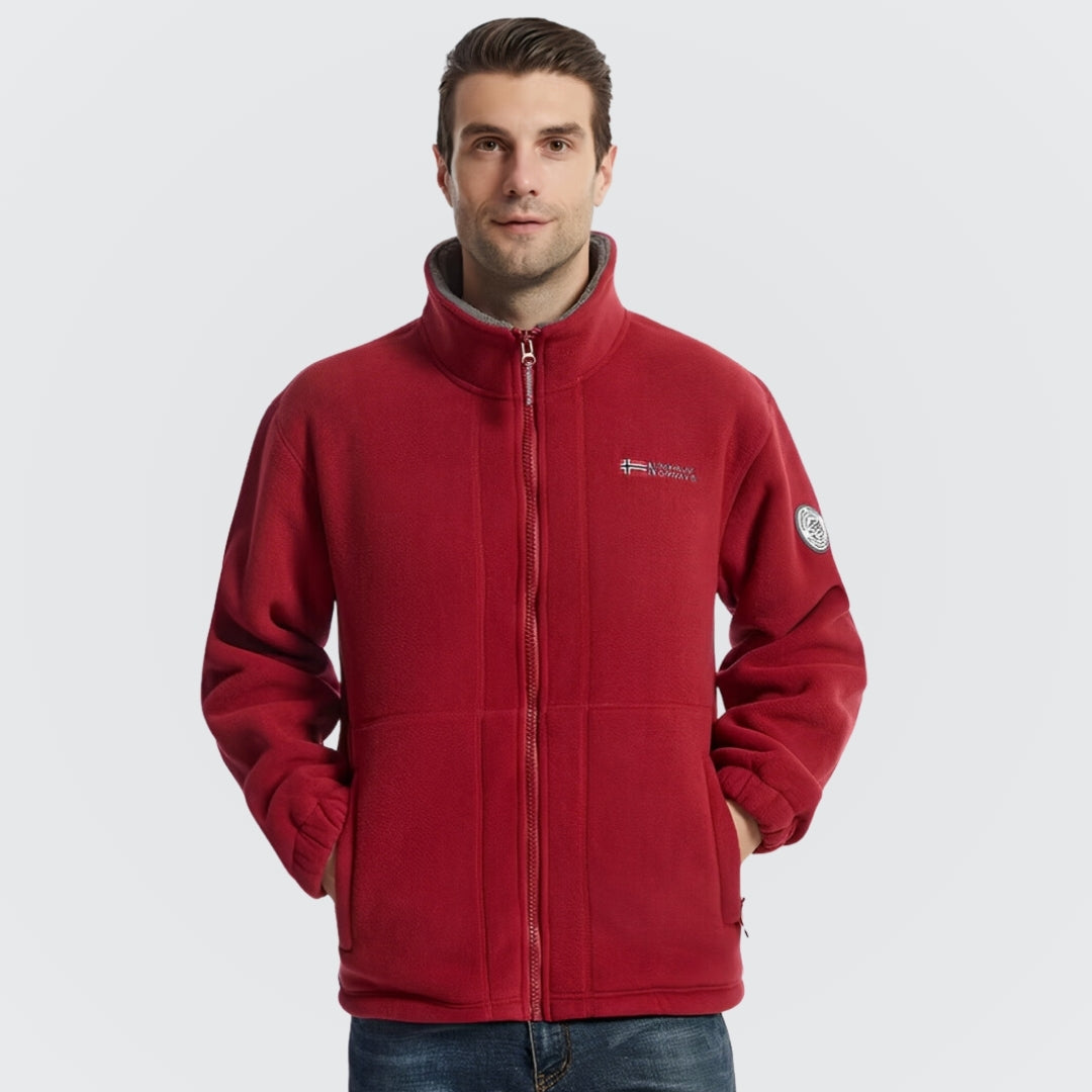 Jaqueta Fleece Masculina de Lã Polar Norway