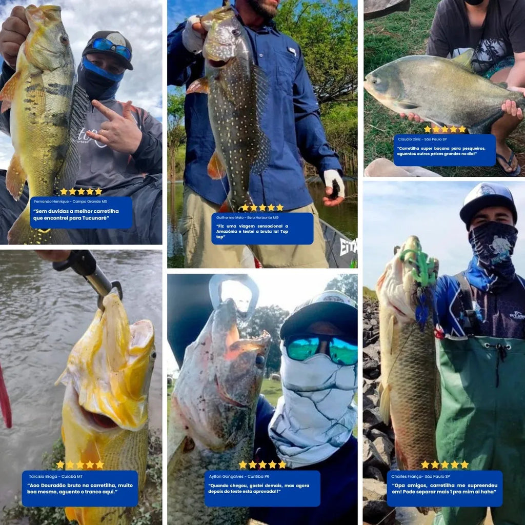 Carretilha Abu Garcia Black MAX3 Anti-Cabeleira com Boné Bass PRO Shop Grátis