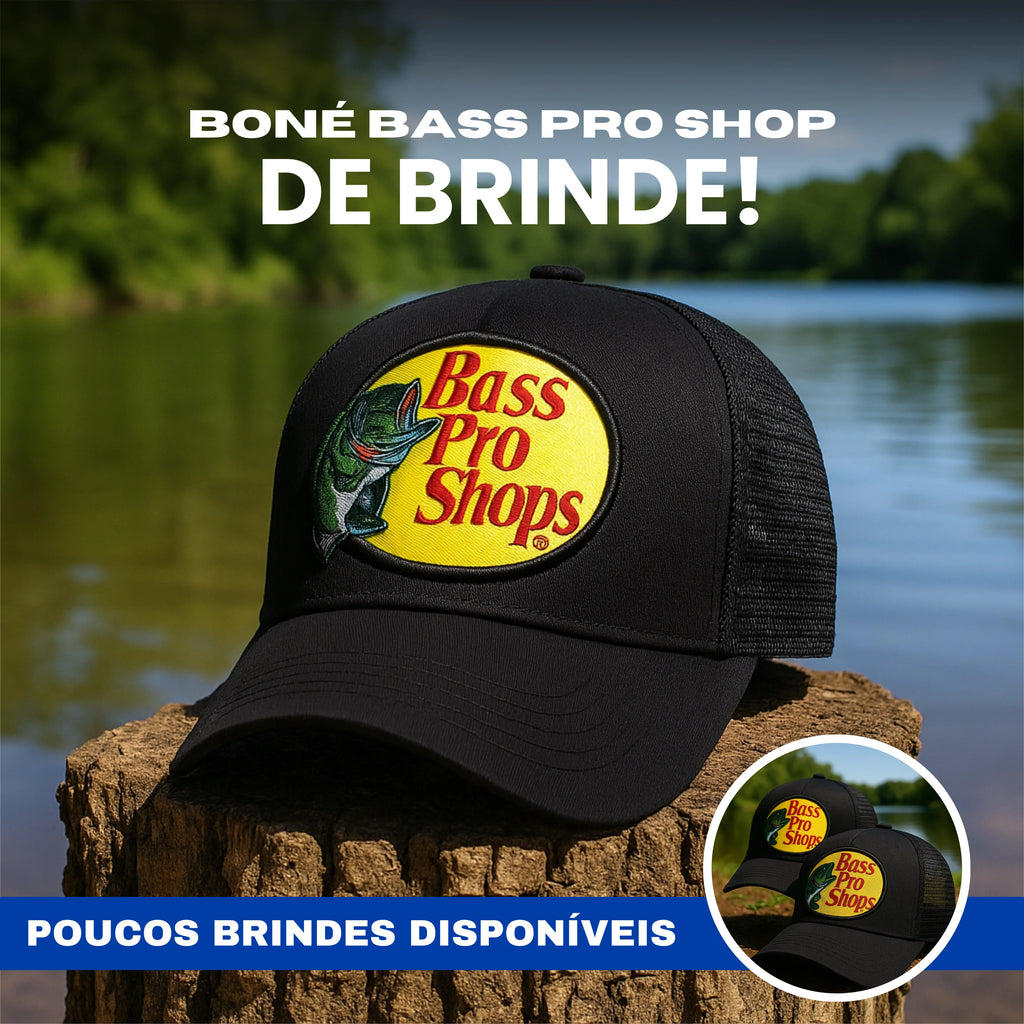 Carretilha Abu Garcia Black MAX3 Anti-Cabeleira com Boné Bass PRO Shop Grátis